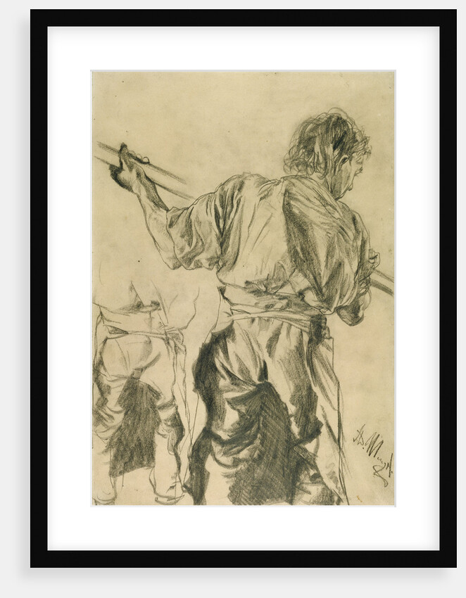 Figure Studies by Adolf von Menzel