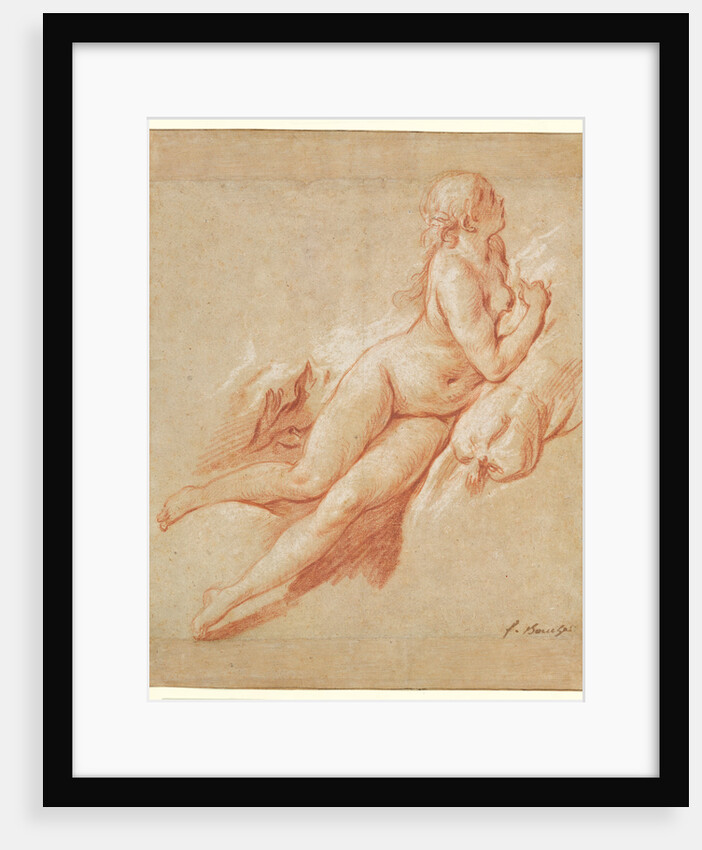 Study of a Reclining Nude by François Boucher