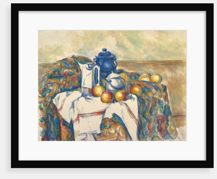 Still Life with Blue Pot by Paul Cézanne