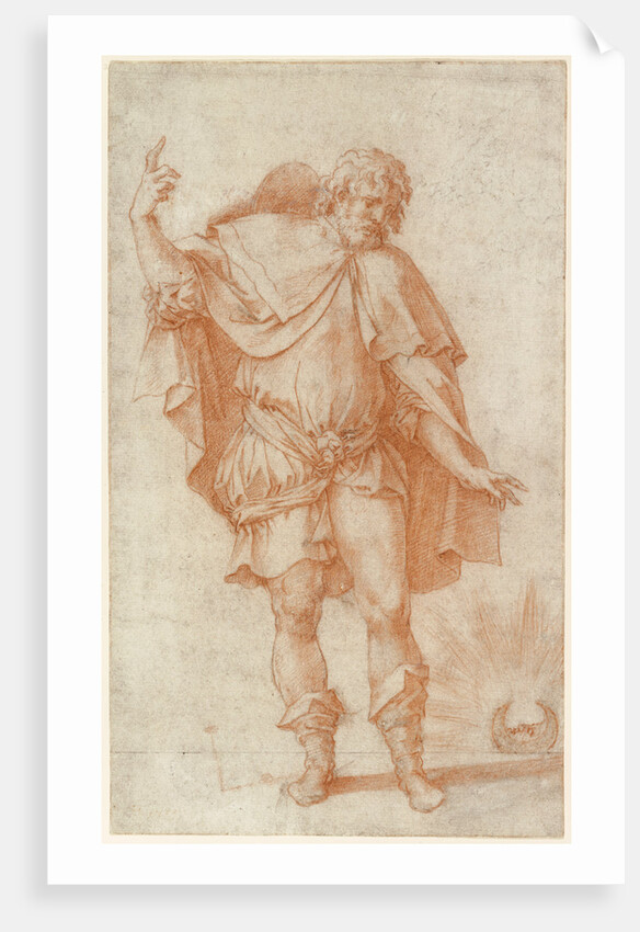 Study of a Male Figure (Empedocles and/or Saint Roch) by Rosso Fiorentino