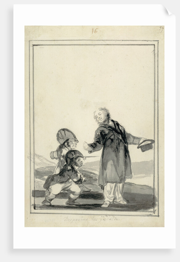 Contemptuous of the Insults by Francisco José de Goya y Lucientes