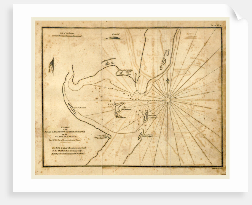 Map, chart of a voyage along the Eastern Coast of Africa to St. Helena; to Rio de Janeiro, Bahia, and Pernambuco in Brazil, in the Nisus Frigate by Anonymous