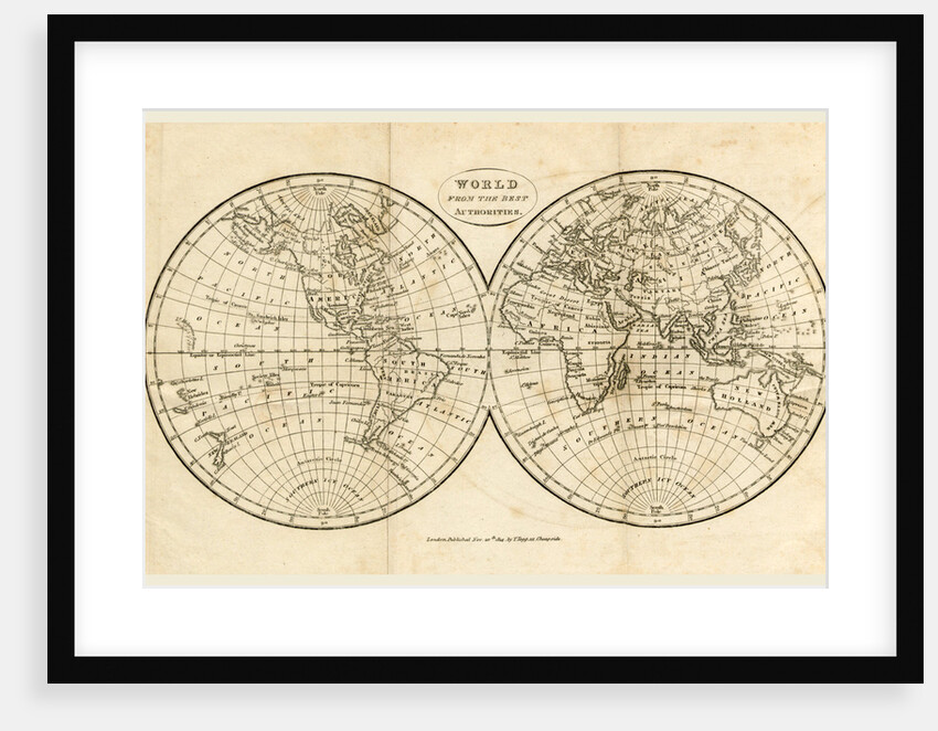 World map by Anonymous
