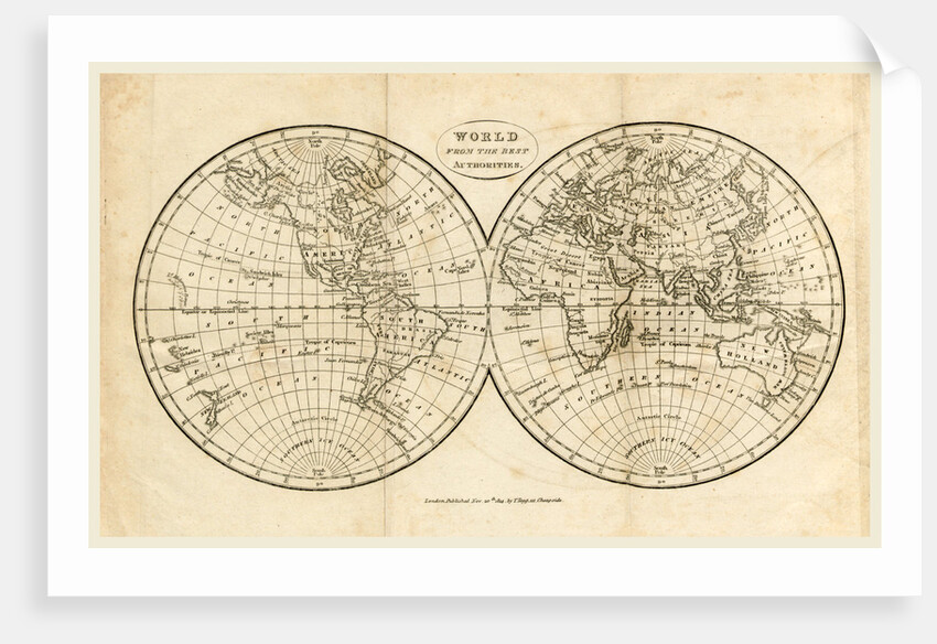 World map by Anonymous