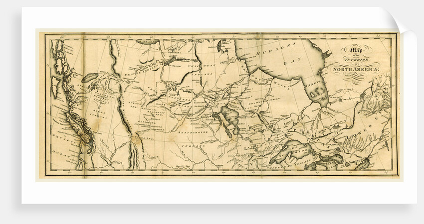 A Journal of voyages and travels in the interior of North America, between the 47 and 58th degree of North Latitude, US by Anonymous