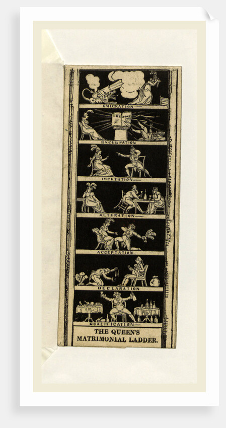 The Queen's Matrimonial Ladder, a national toy by the author of The Political House that Jack built by George Cruikshank