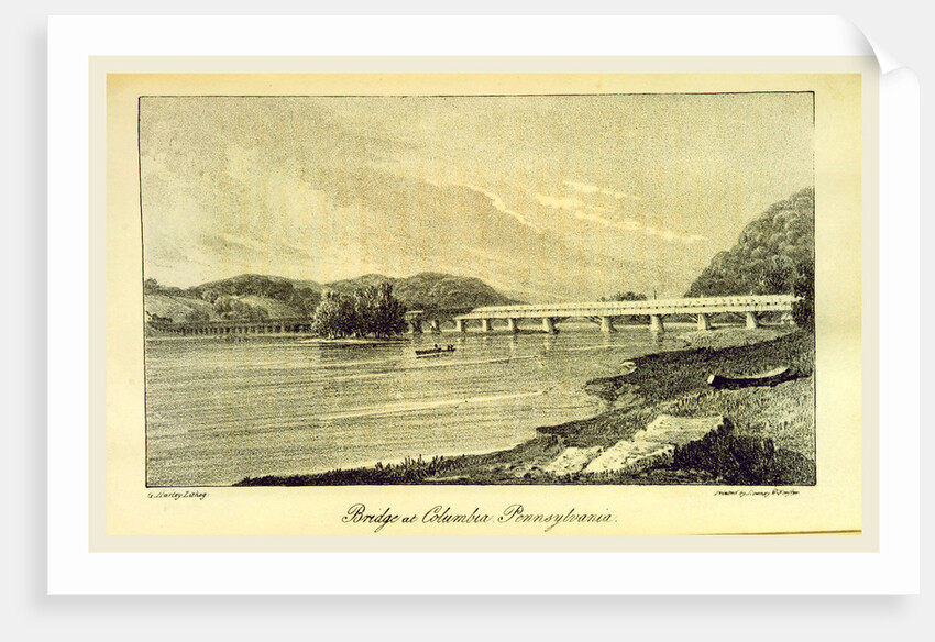Bridge at Columbia Pennsylvania by Anonymous