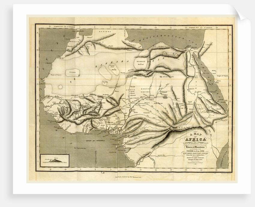 A Geographical and Commercial View of Northern Central Africa by Anonymous