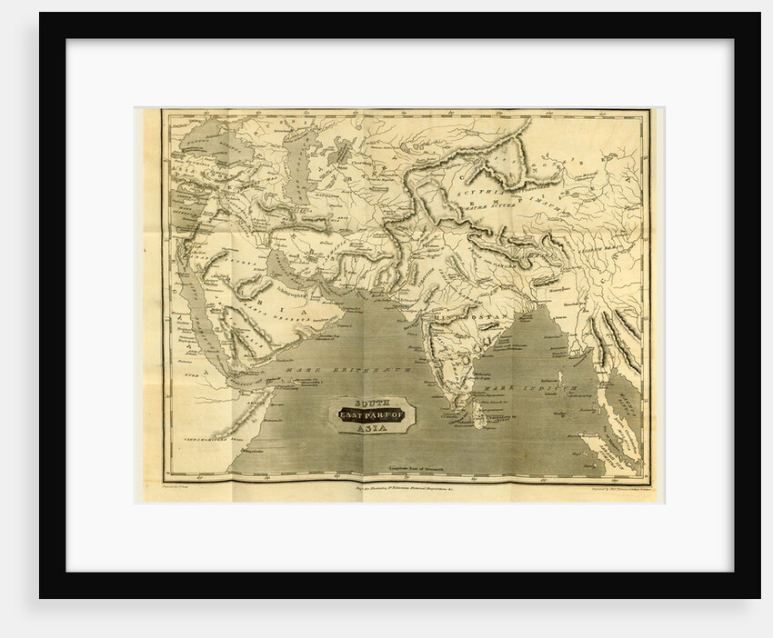 South Asia map by Anonymous
