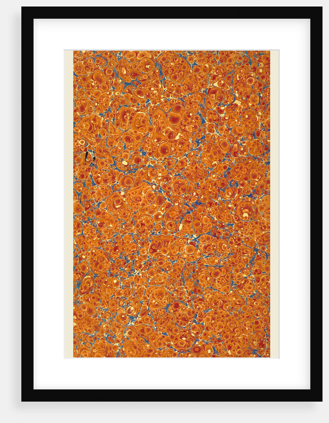 Background, blue, creme, brown, by Anonymous