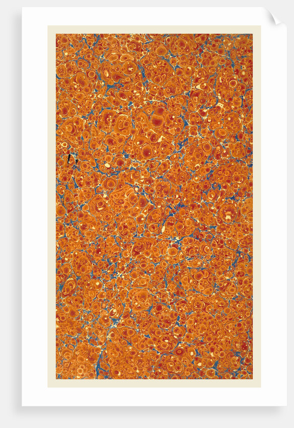 Background, blue, creme, brown, by Anonymous