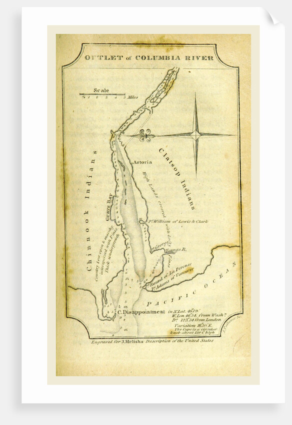 Columbia river map by Anonymous