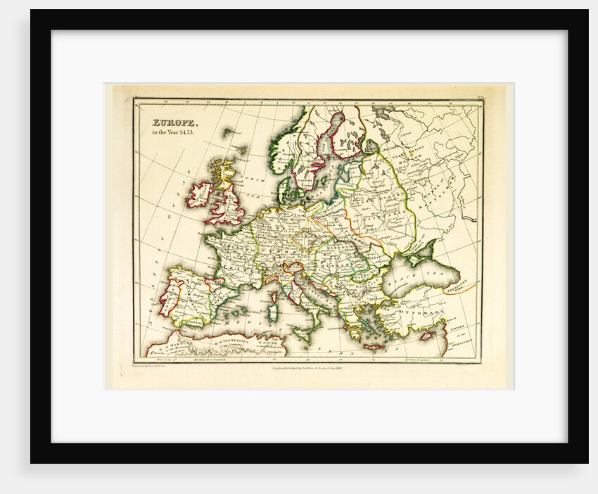 Europe Map by Anonymous