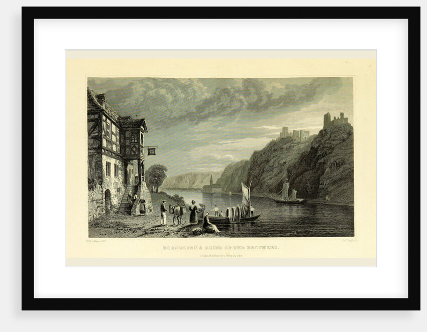 Bornhofen, Tombleson's Views of the Rhine, Germany by Anonymous