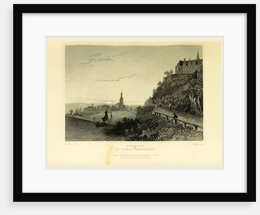 Remagen, Sankt Apollinarisberg, Germany, Tombleson's Views of the Rhine, Tombleson's Views of the Rhine by Anonymous