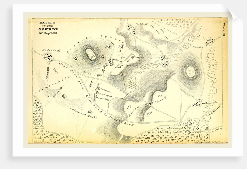 Battla of the Gohrde, 1813 by Anonymous