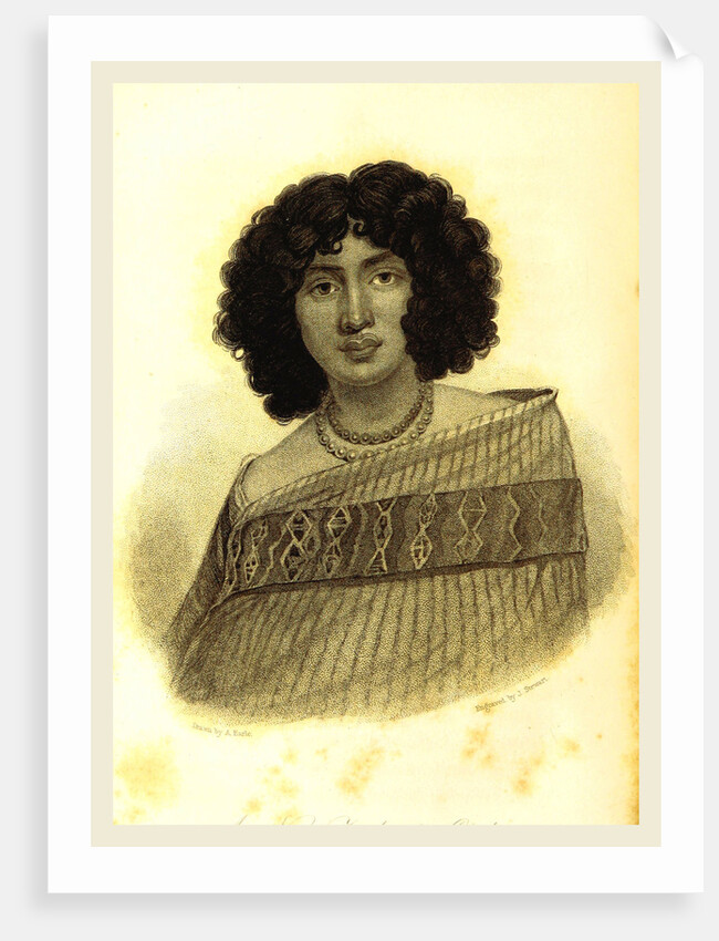 Woman, New Zealand, in 1827 by Anonymous