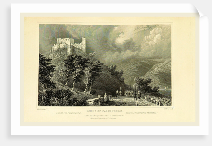 Falkenberg, Germany, Tombleson's Views of the Rhine, Tombleson's Views of the Rhine by Anonymous