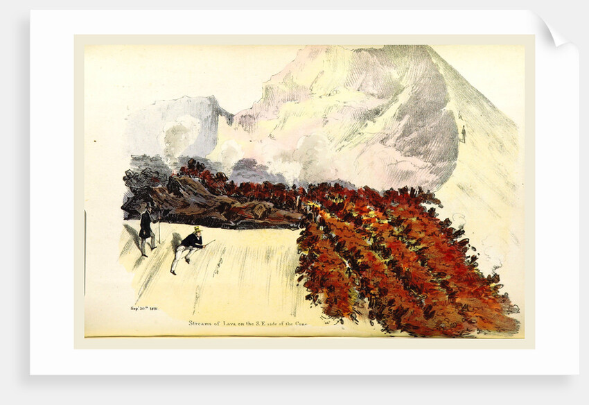 Sketches of Vesuvius, Italy by Anonymous