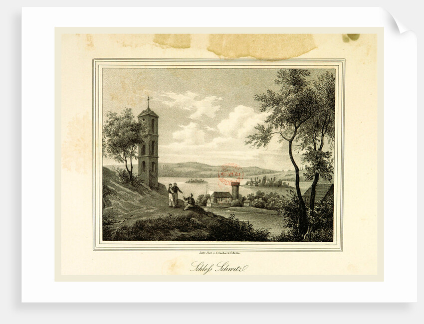 Representations of old Prussian Castles by Countess Dohna