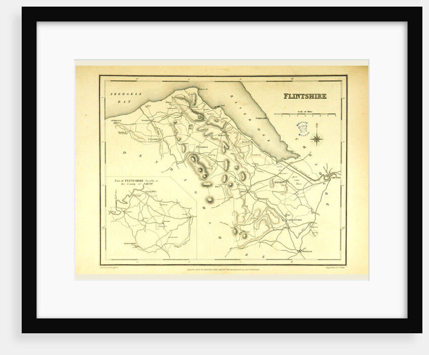 A Topographical Dictionary of Wales, Flintshire by Anonymous