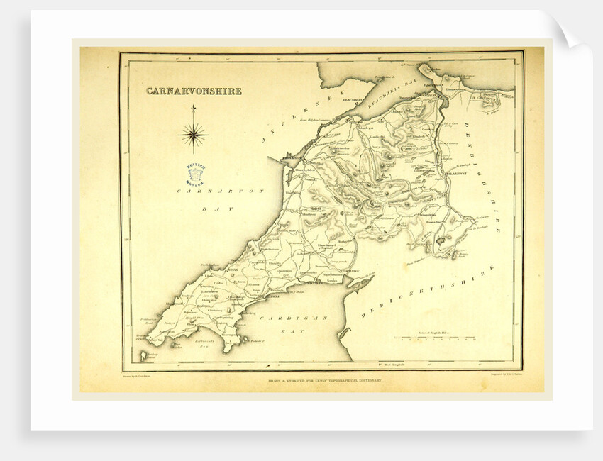 A Topographical Dictionary of Wales, Carnarvonshire by Anonymous