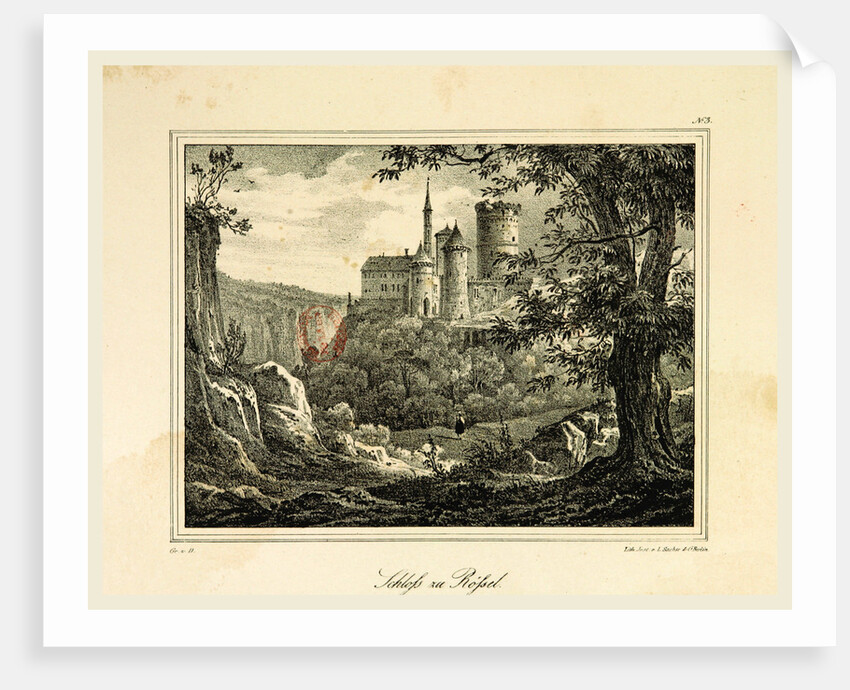 Representations of old Prussian Castles by Countess Dohna