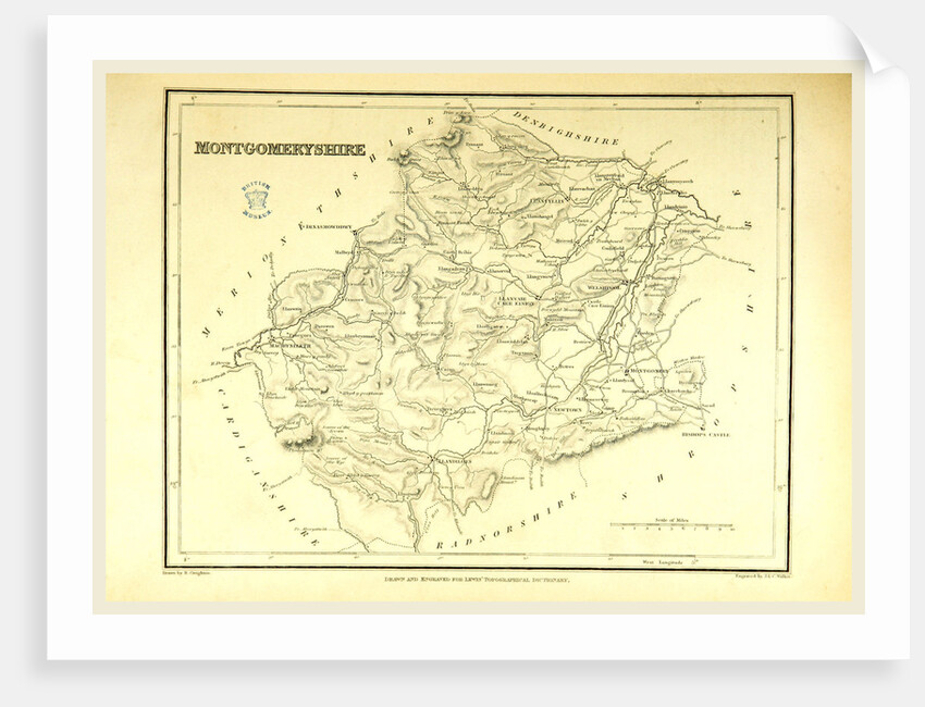 A Topographical Dictionary of Wales, Montgomeryshire by Anonymous