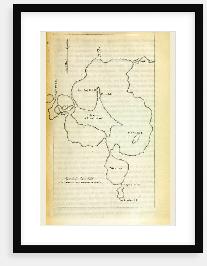 Cass Lake, Narrative of an expedition through the Upper Mississippi to Itasca Lake by Anonymous