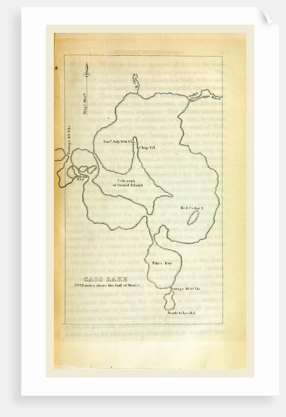 Cass Lake, Narrative of an expedition through the Upper Mississippi to Itasca Lake by Anonymous