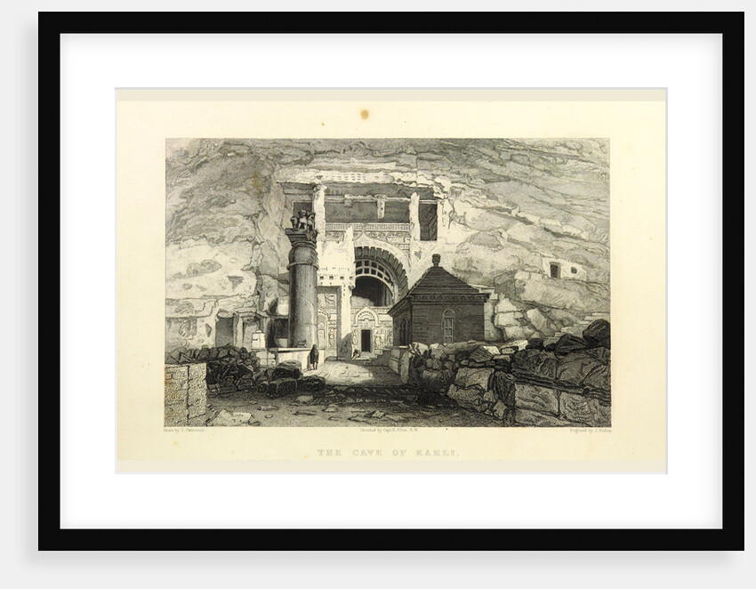 Cave of Karli India by Anonymous