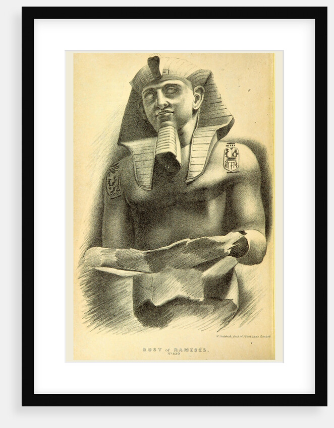 Bust of Ramses, A Brief Account of the Researches and Discoveries in Upper Egypt by Anonymous