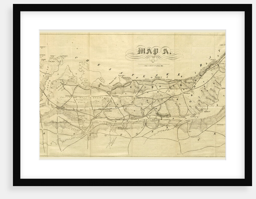 Report on the new map of Maryland, 1836 by Anonymous