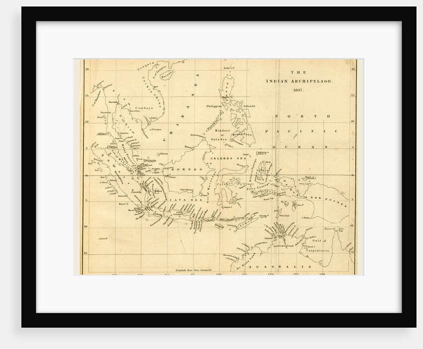 Map, The Eastern Seas, or Voyages and adventures in the Indian Archipelago, 1837 Syrian Arab Republic, is a country in Western Asia by Anonymous