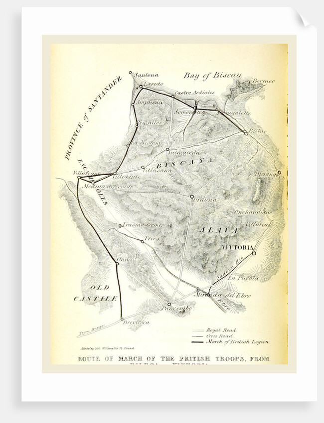Biscaya, Movements of the British Legion, with strictures on the course of conduct pursued by Lieut.-General Evans by Anonymous