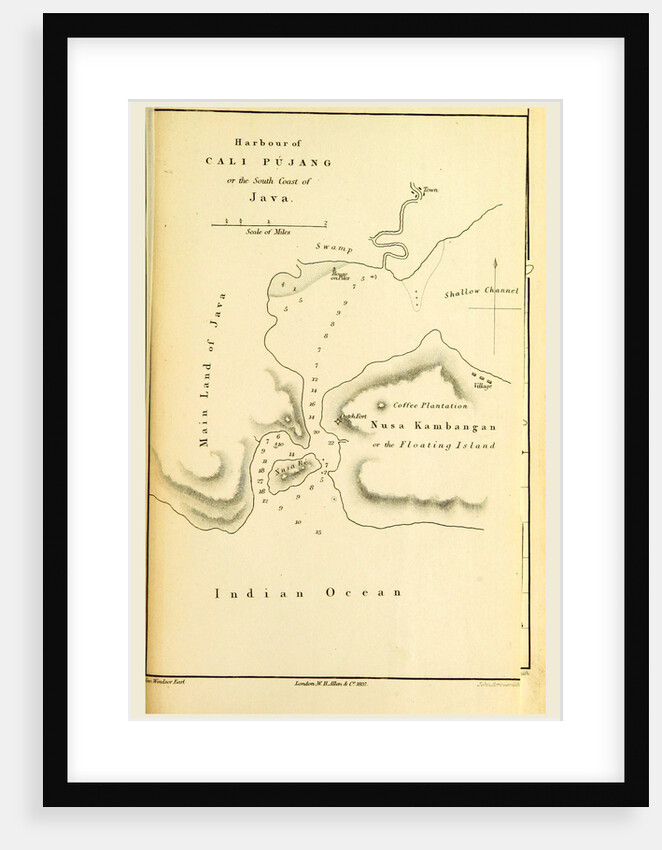 Harbour of Cali Pujang, Java, Indonesia, Indian Archipelago, in 1832, 33, 34 by Anonymous
