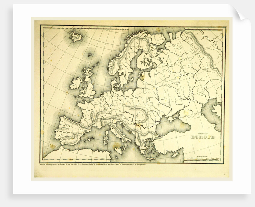 Mitchell's Atlas of outline maps, Europe by Anonymous