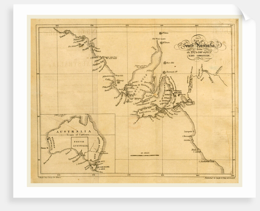 Map of South Australia by Anonymous