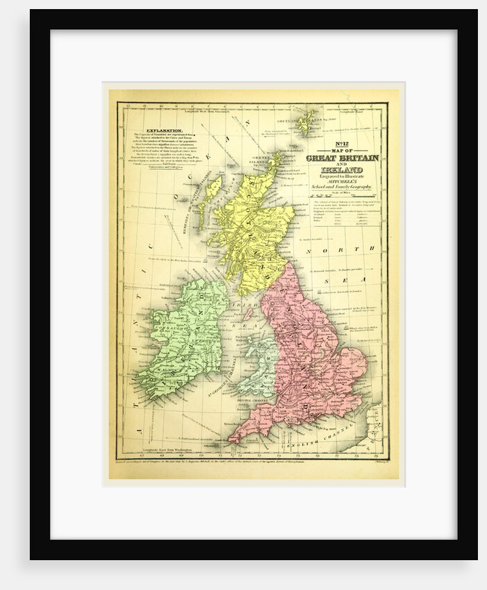 Map of Great Britain and Ireland by Anonymous