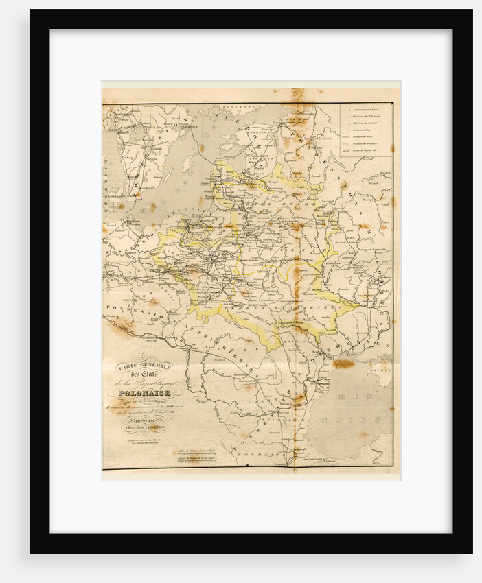 Map Poland by Anonymous
