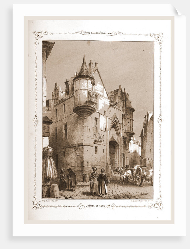 Hotel de Sens, Paris and surroundings by M. C. Philipon