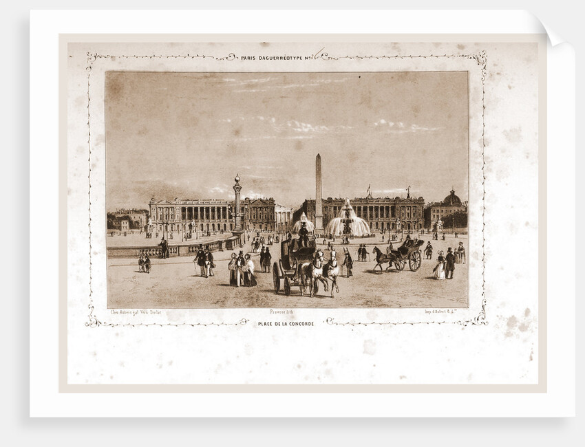 Place de la Concorde, Paris and surroundings by M. C. Philipon