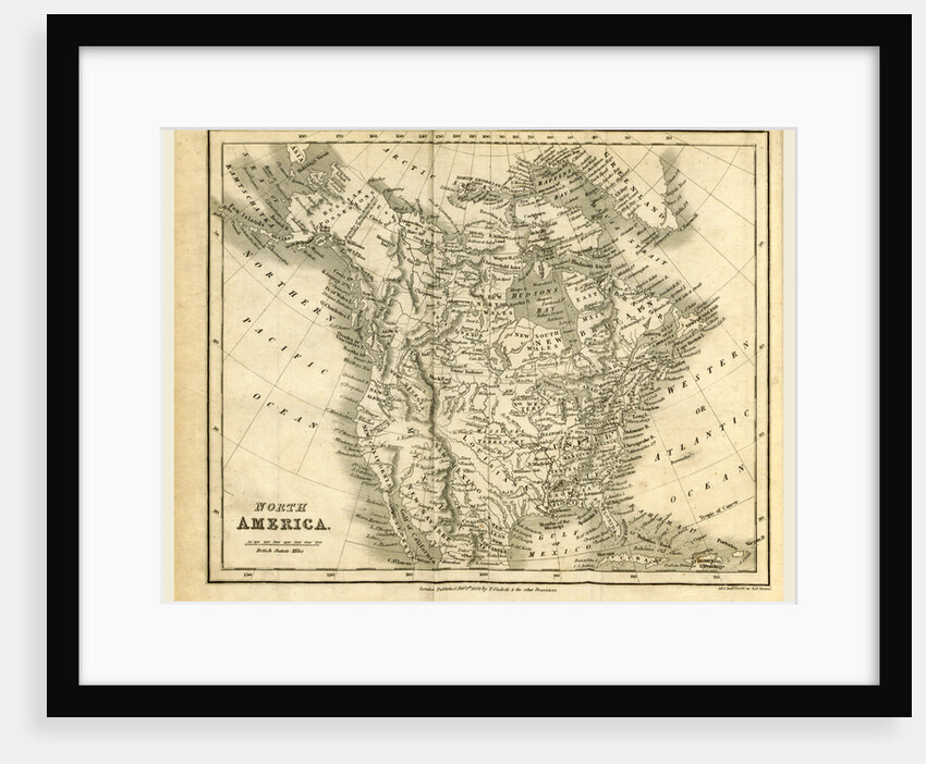 Map North America by Anonymous