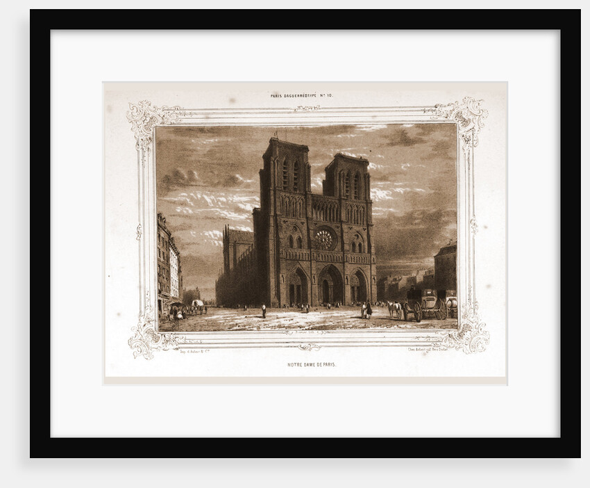 Notre Dame, Paris and surroundings by M. C. Philipon