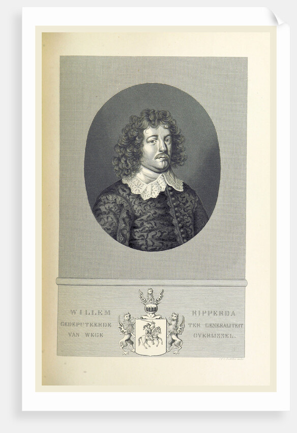 Dutch History Willem Ripperda, gedeputeerde Generalteit Overijssel by Anonymous