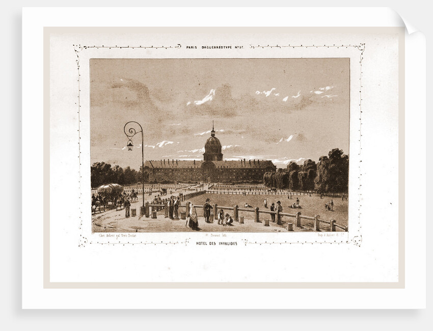 Hotel des Invalides, Paris and surroundings by M. C. Philipon