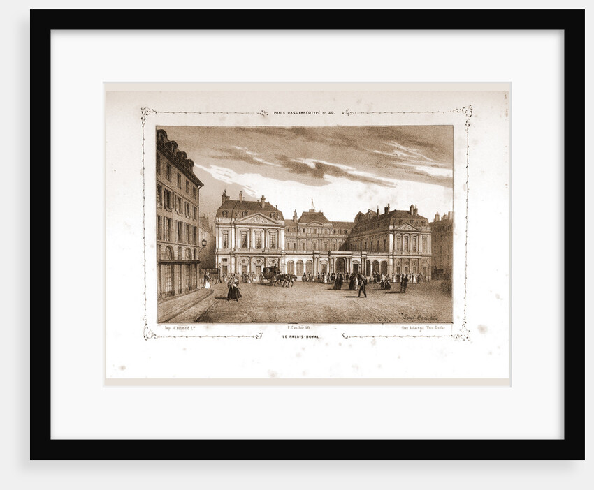 Palais Royal, Paris and surroundings by M. C. Philipon