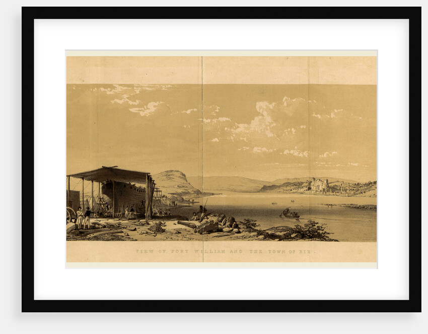 Fort William and the town of Bir, Narrative of the Euphrates Expedition carried on by Order of the British Government during the years 1835, 1836, and 1837 by Anonymous