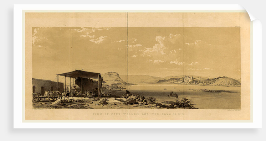 Fort William and the town of Bir, Narrative of the Euphrates Expedition carried on by Order of the British Government during the years 1835, 1836, and 1837 by Anonymous