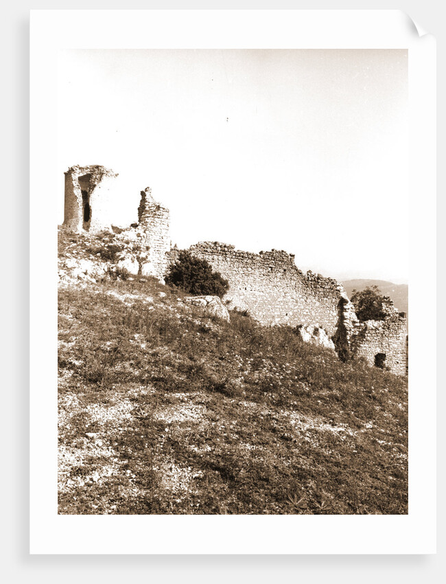 Castle, Bominaco, L'Aquila, Abruzzo by Anonymous